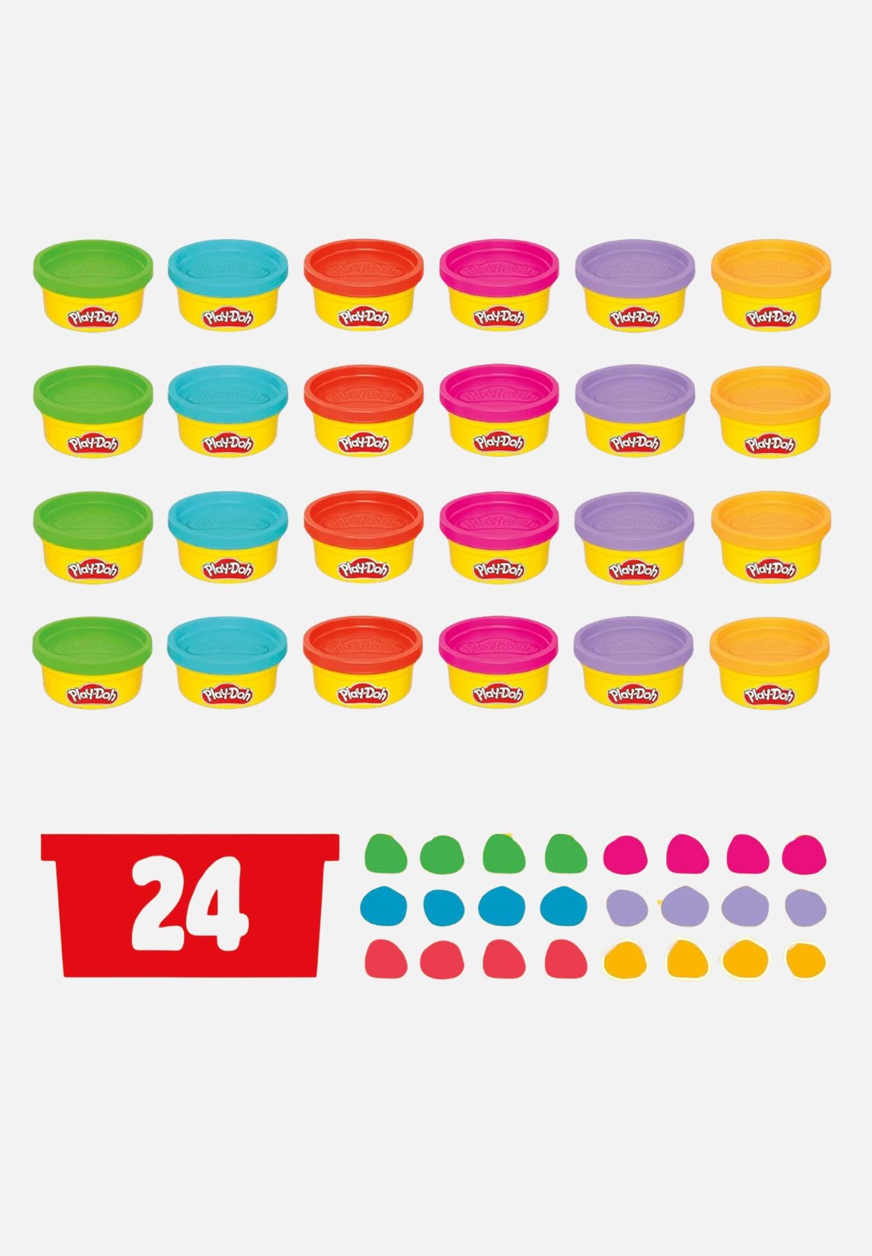 fantastischer party pack - knetmasse - mehrfarbig