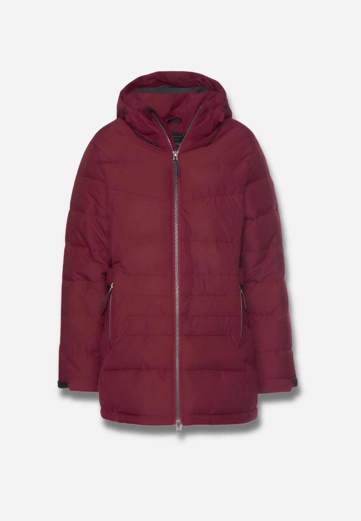 wattierte jacke - rot