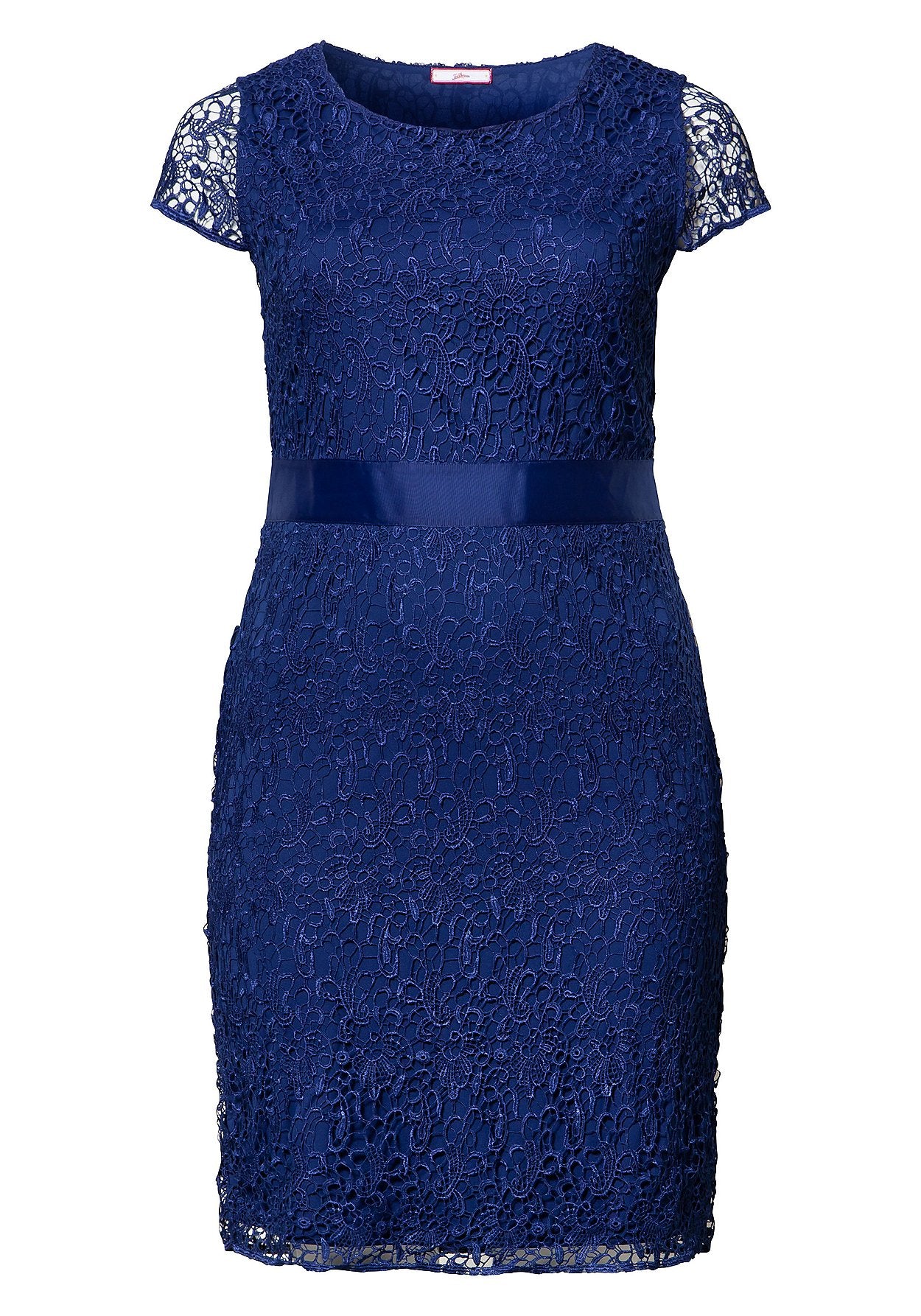 spitzenkleid - blau