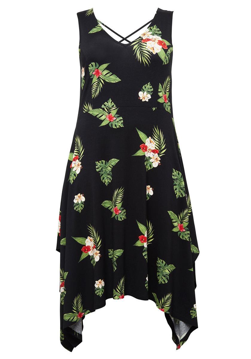 jerseykleid - schwarz