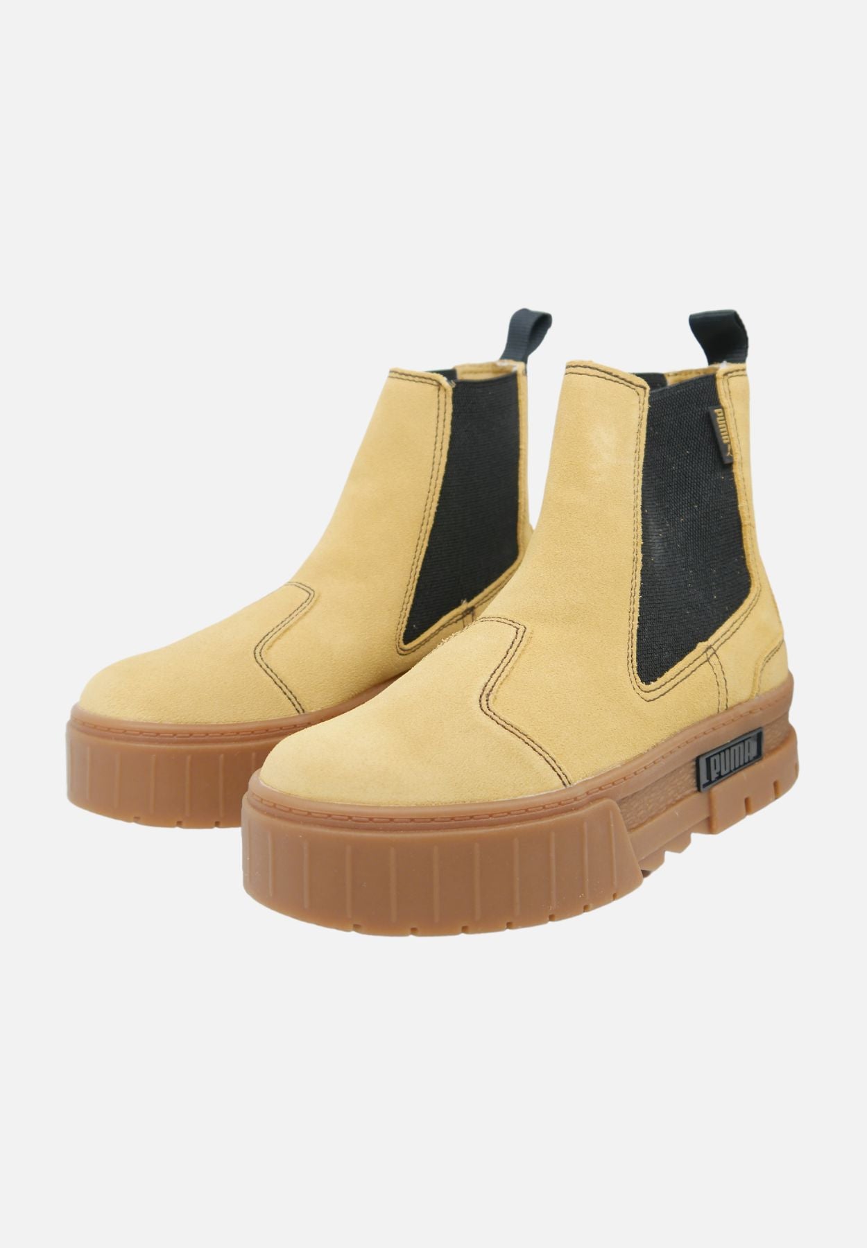 lifestyle mayze chelsea suede - boots - braun