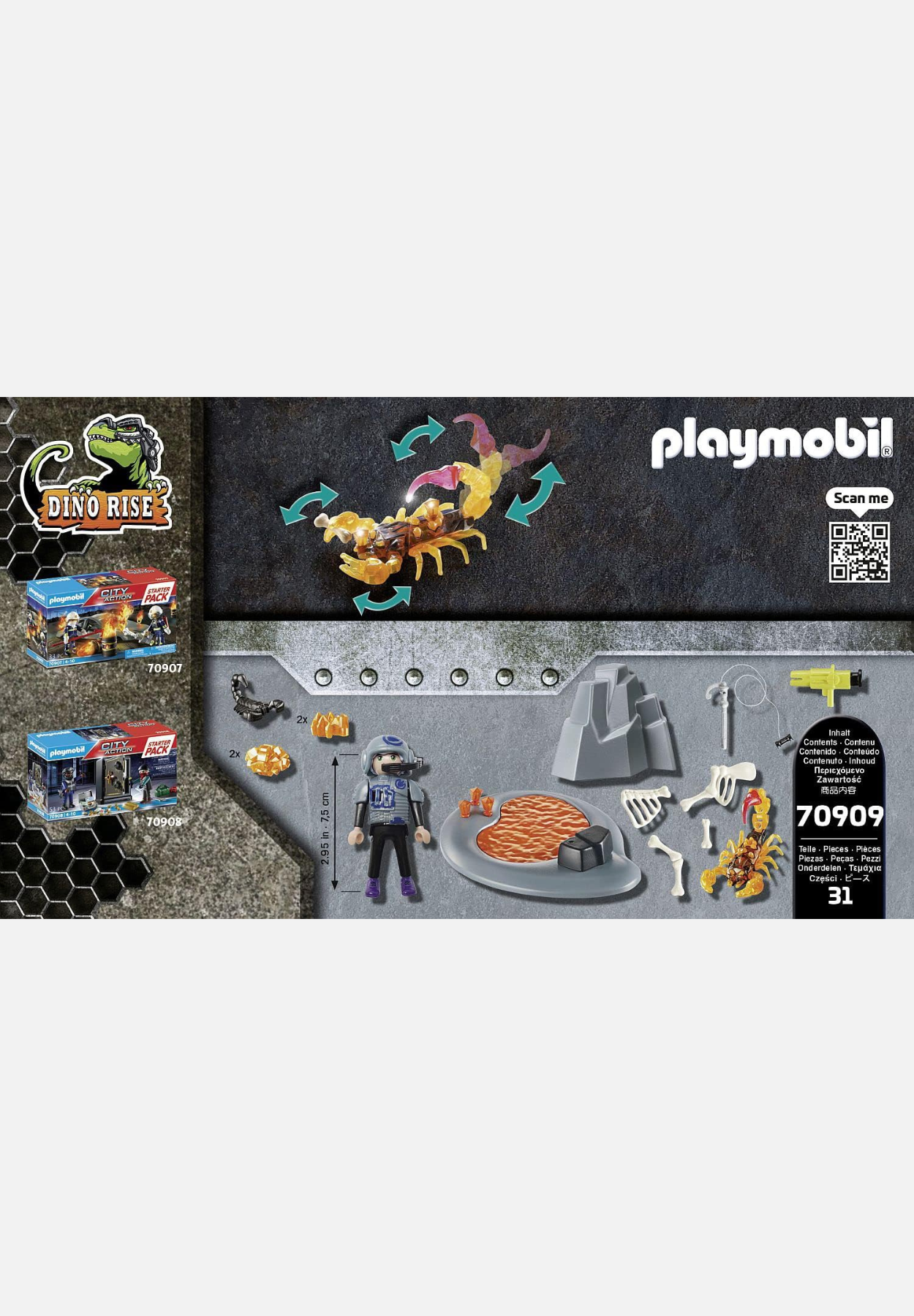 dino rise 70909 starter pack - mehrfarbig