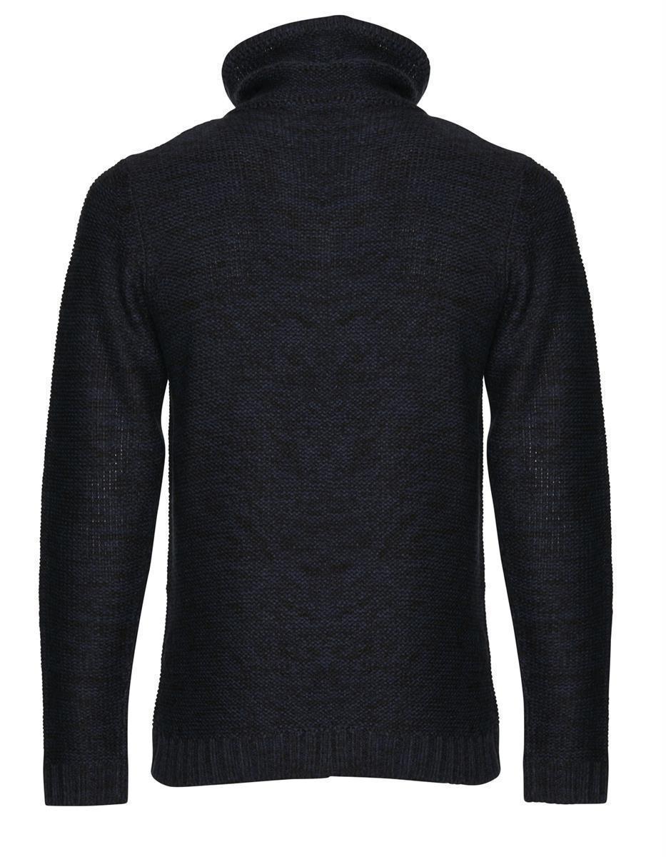 pullover - slim fit - blau