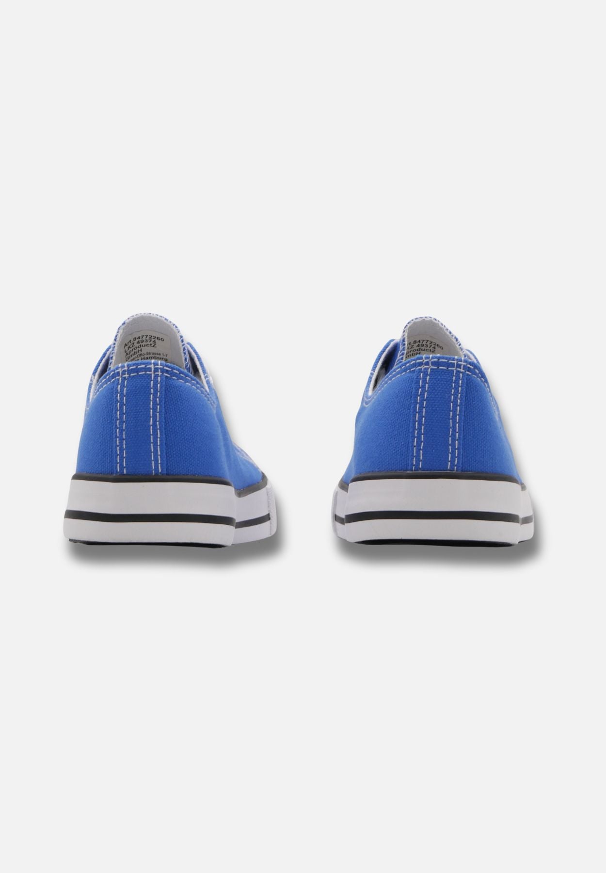 schnürschuh - sneaker low - blau