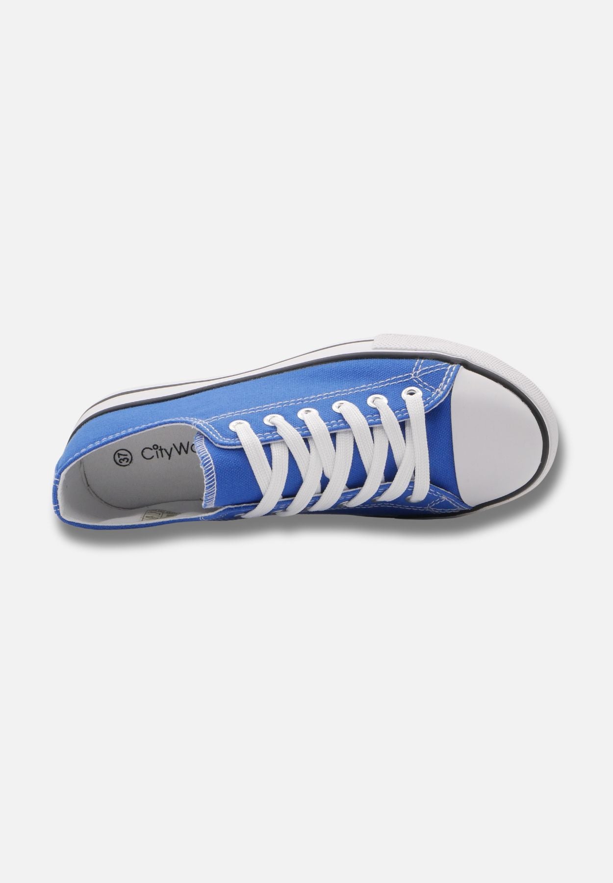 schnürschuh - sneaker low - blau