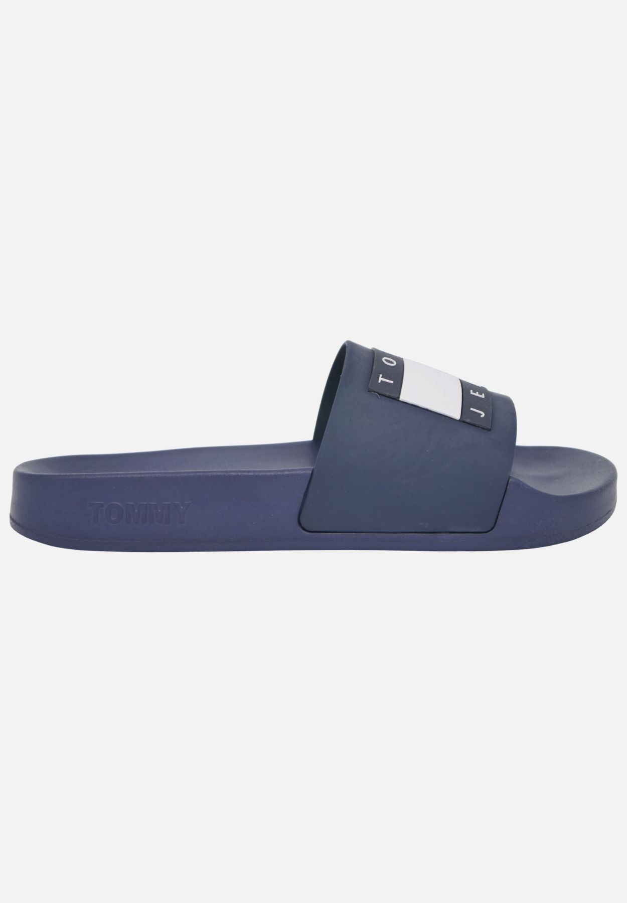 badeschuh mit logo-prägung - slides - blau