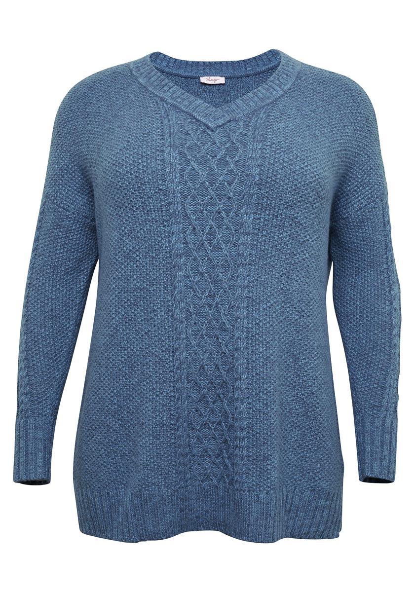 strickpullover - blau
