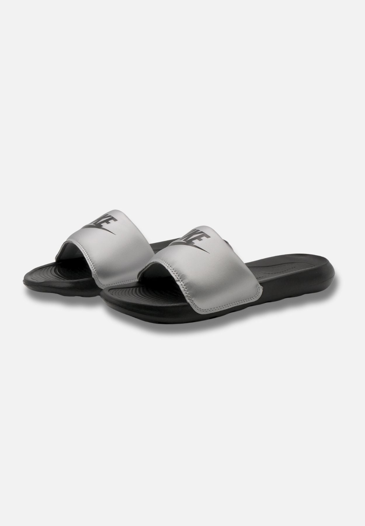 victori one slide - pantolette - silber