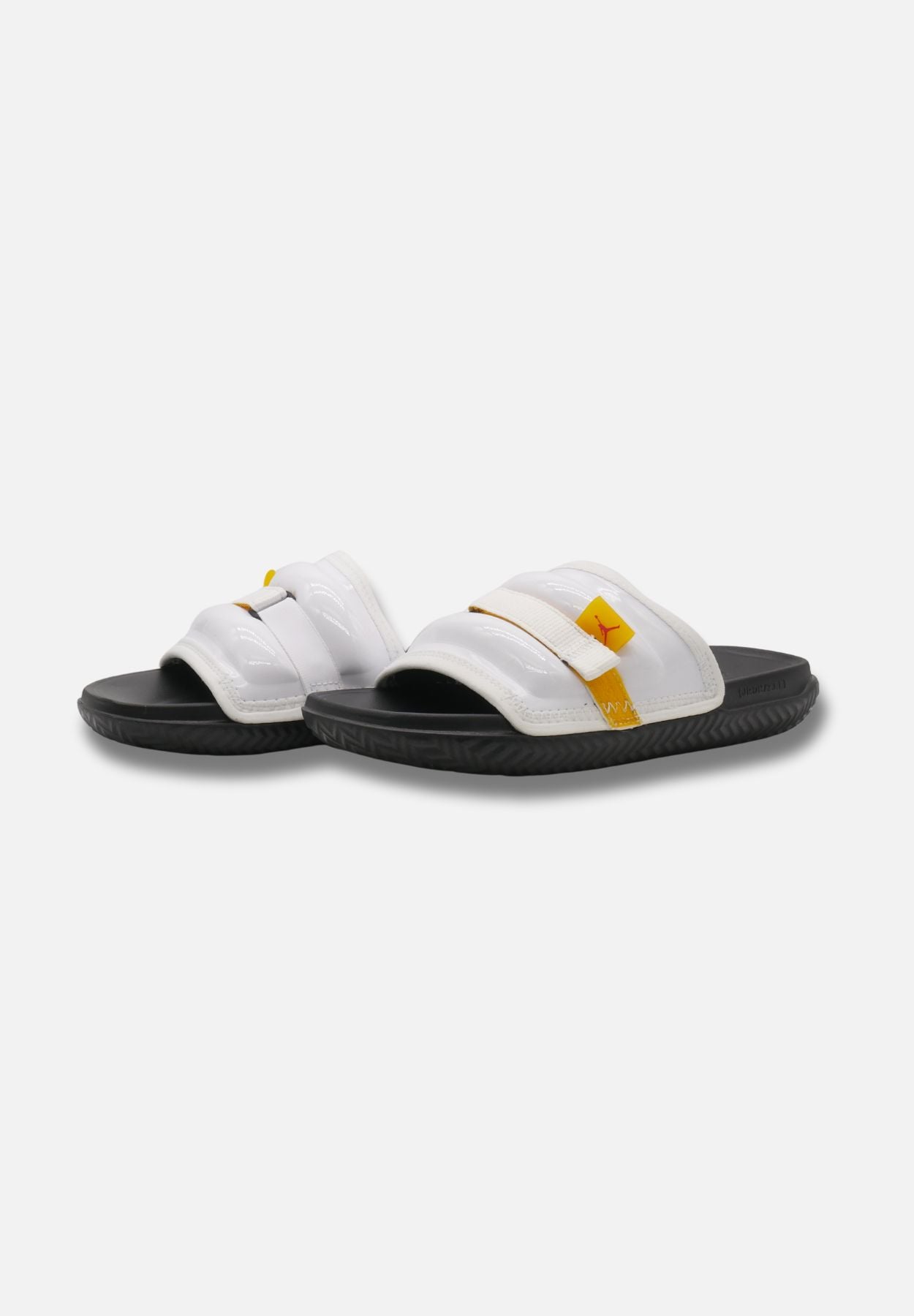jordan super play slide - pantolette - weiß