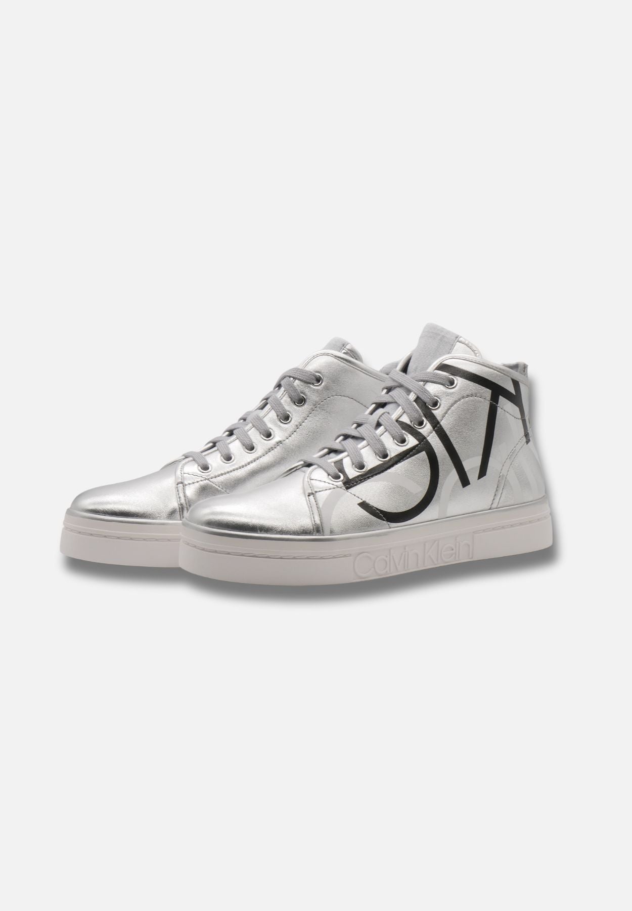 kayce - sneaker high - silber