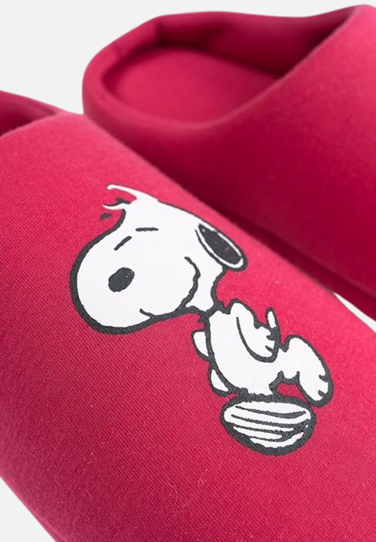 snoopy pantoffeln - rot
