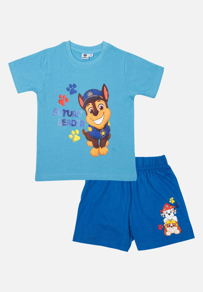 Pyjama Set Kurz - blau
