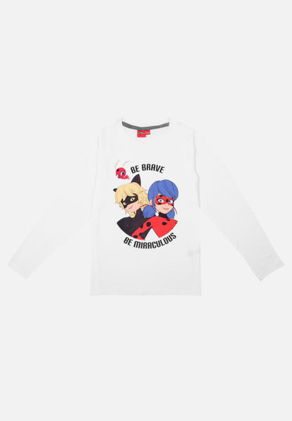 Pyjama Set Langarm weiß/grau - mehrfarbig