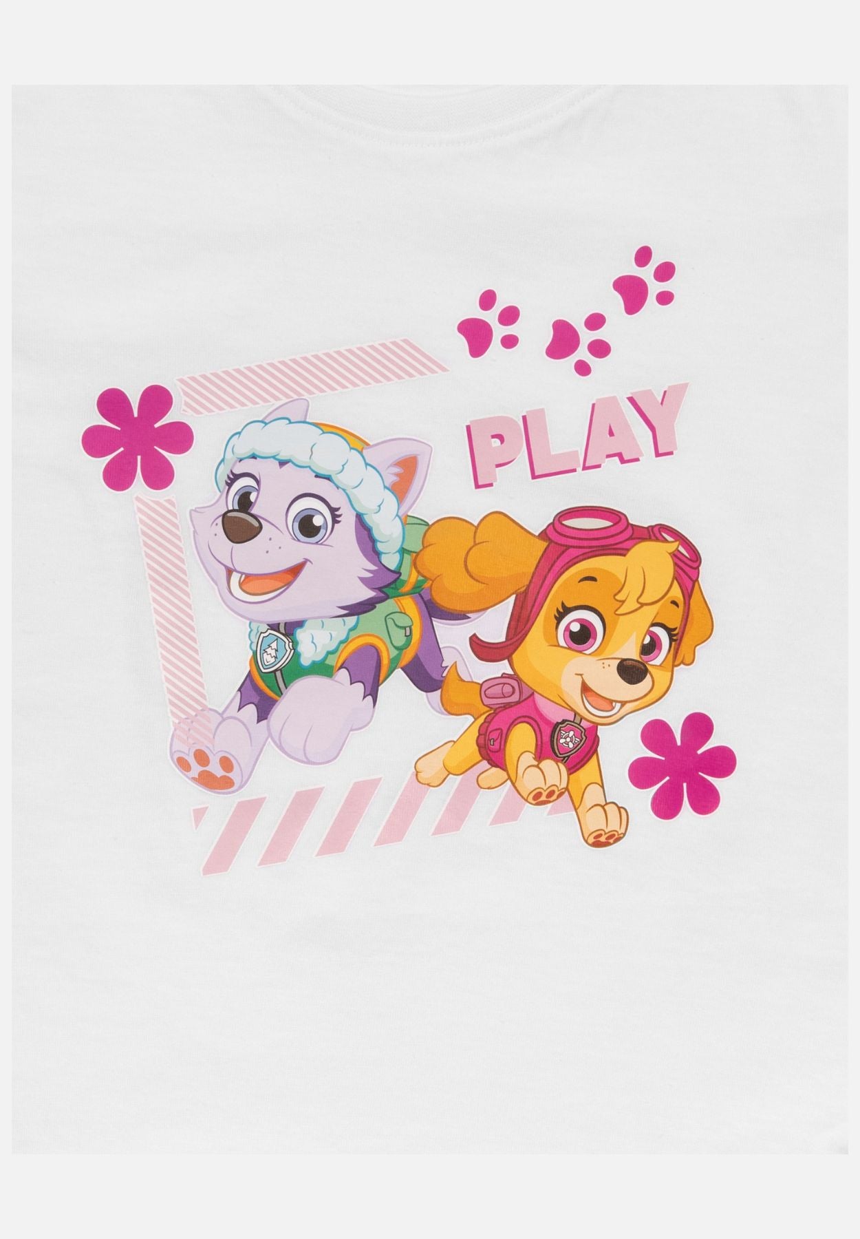 pyjama set kurz - weßi/lila