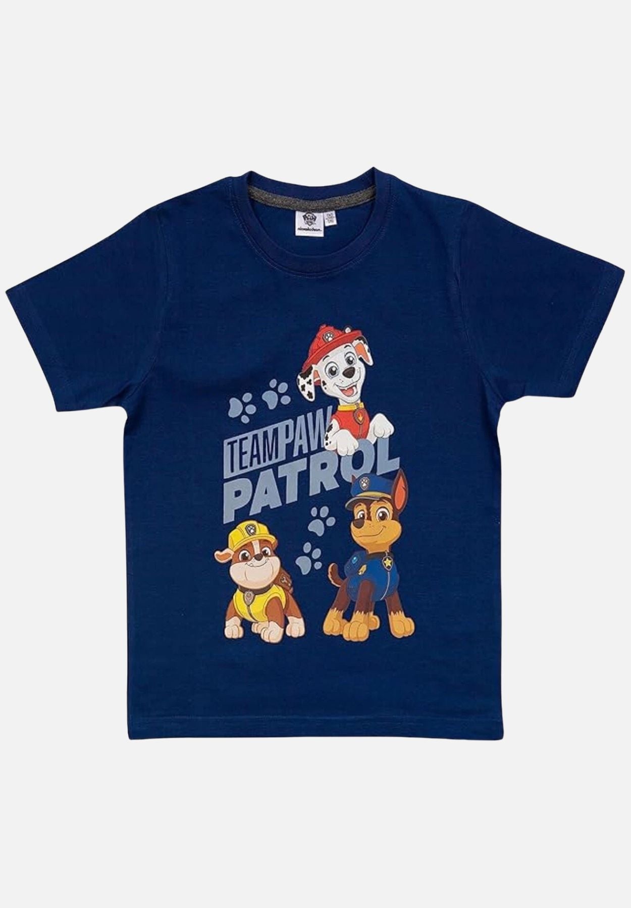 pyjama set kurz - blau/grau