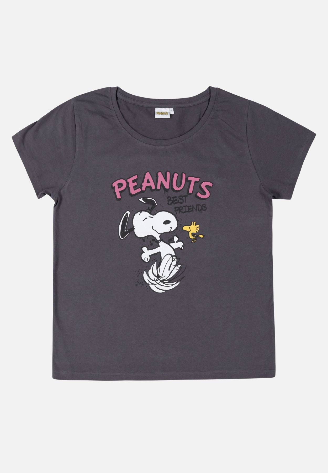 pyjama set kurz - dunkelgrau/rosa