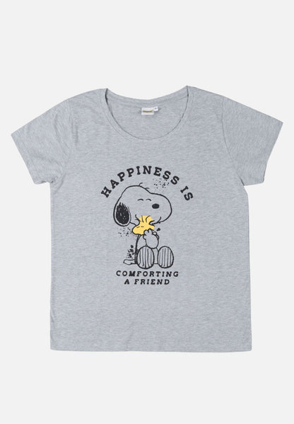 Pyjama Set Kurz - grau/rosa