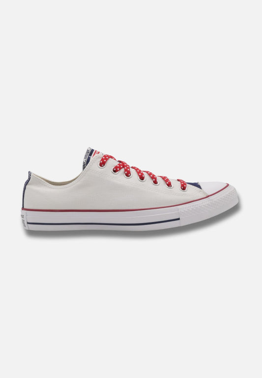 CTAS OX - Sneaker low - University Red - weiß