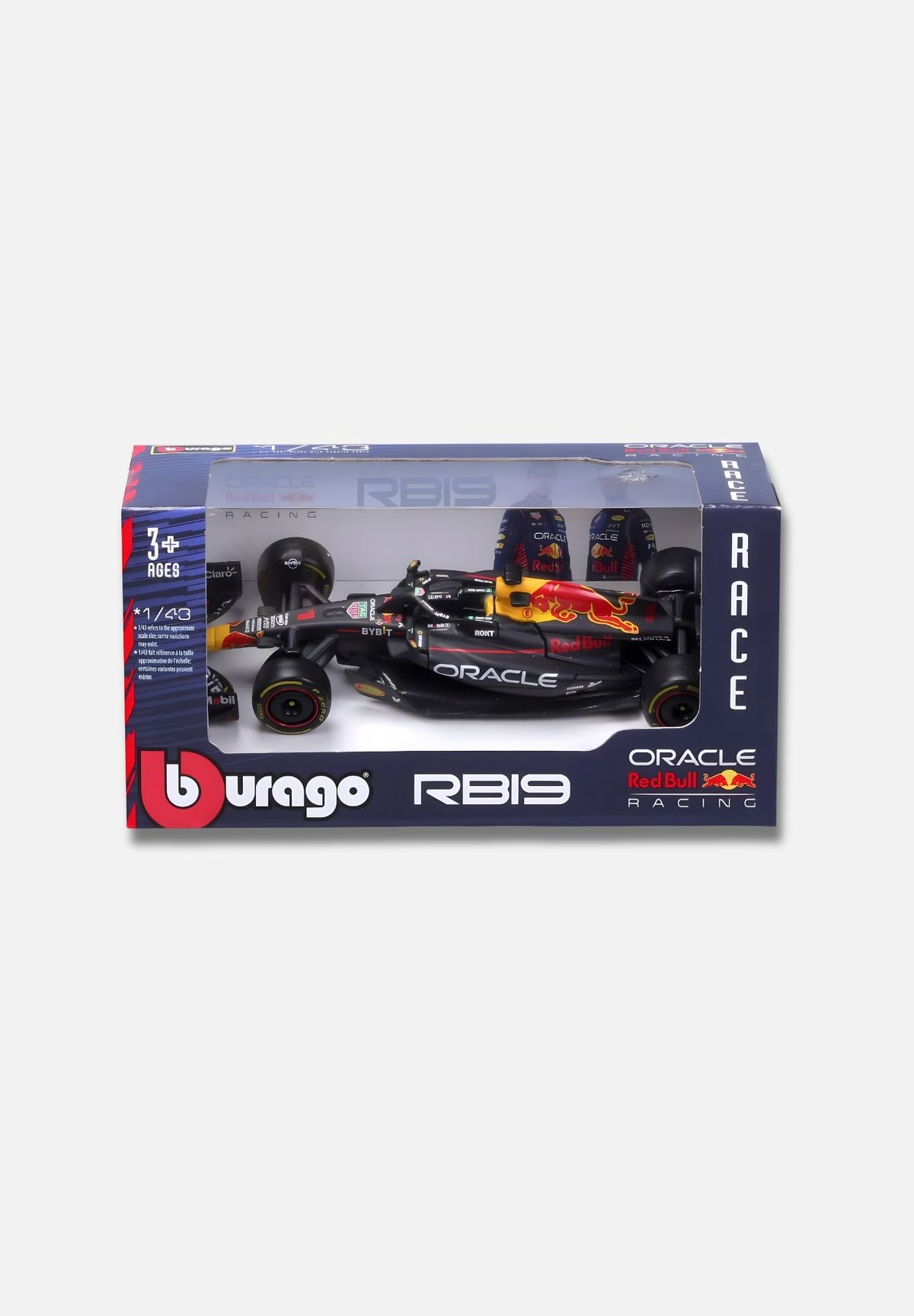 modellauto - red bull racing f1 rb19 max verstappen #1 - mehrfarbig