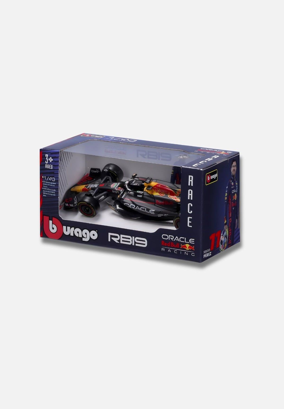 modellauto - red bull racing f1 rb19 max verstappen #1 - mehrfarbig