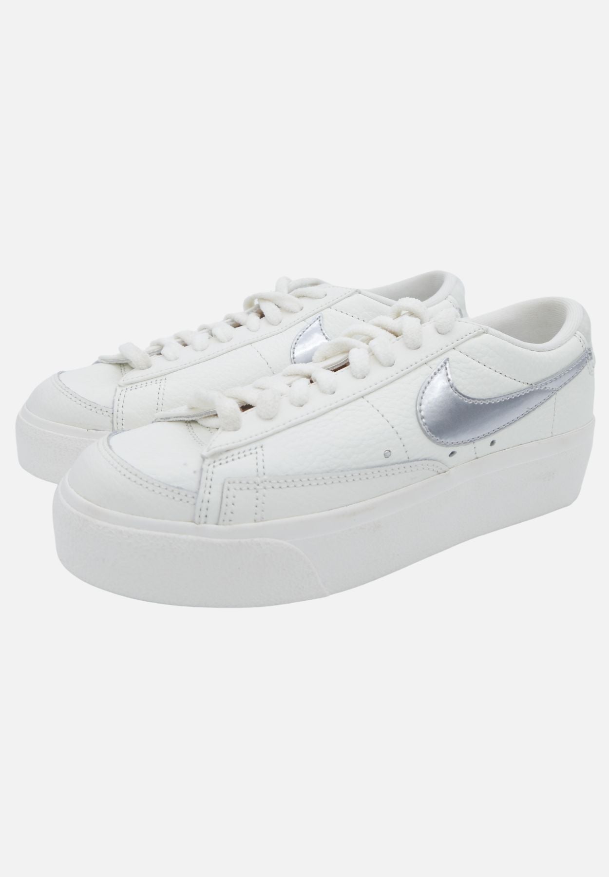 wmns blazer low platform - sneaker low - weiß