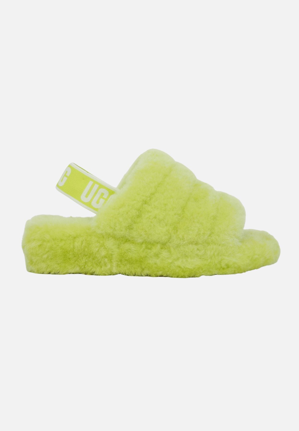 fluff yeah slide - plateausandalette - grün