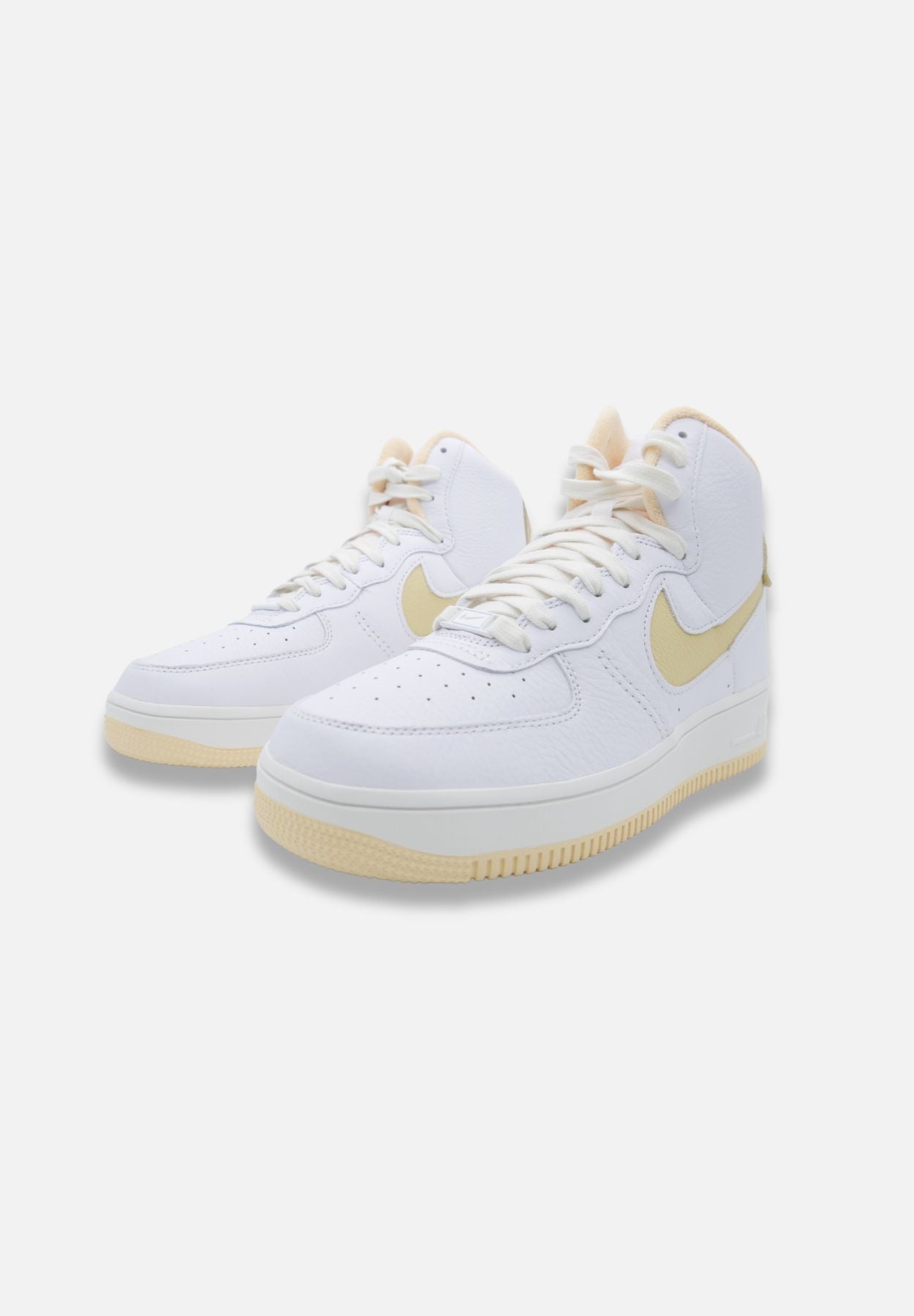 wmns air force 1 sculpt - sneaker high - weiß