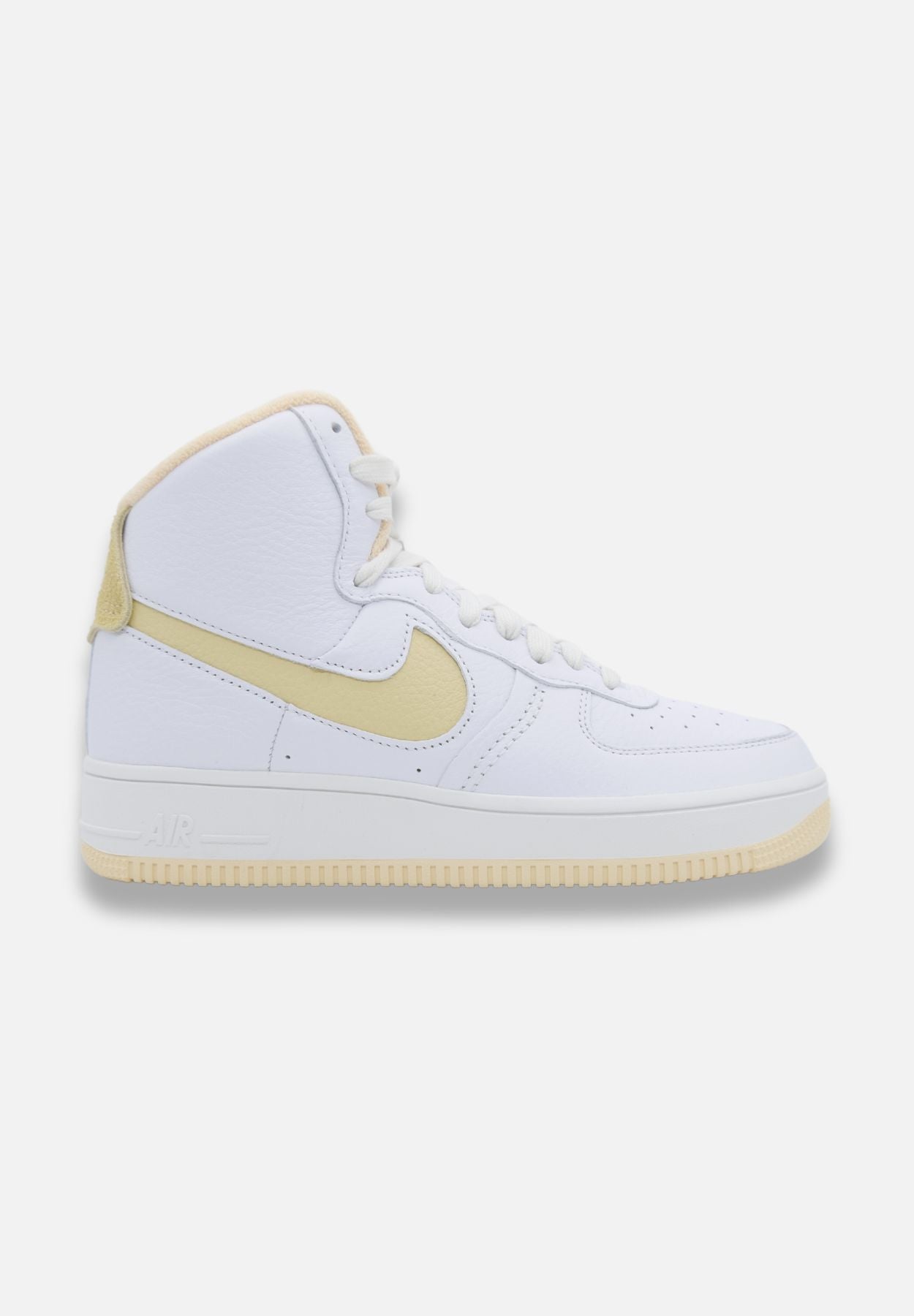 wmns air force 1 sculpt - sneaker high - weiß