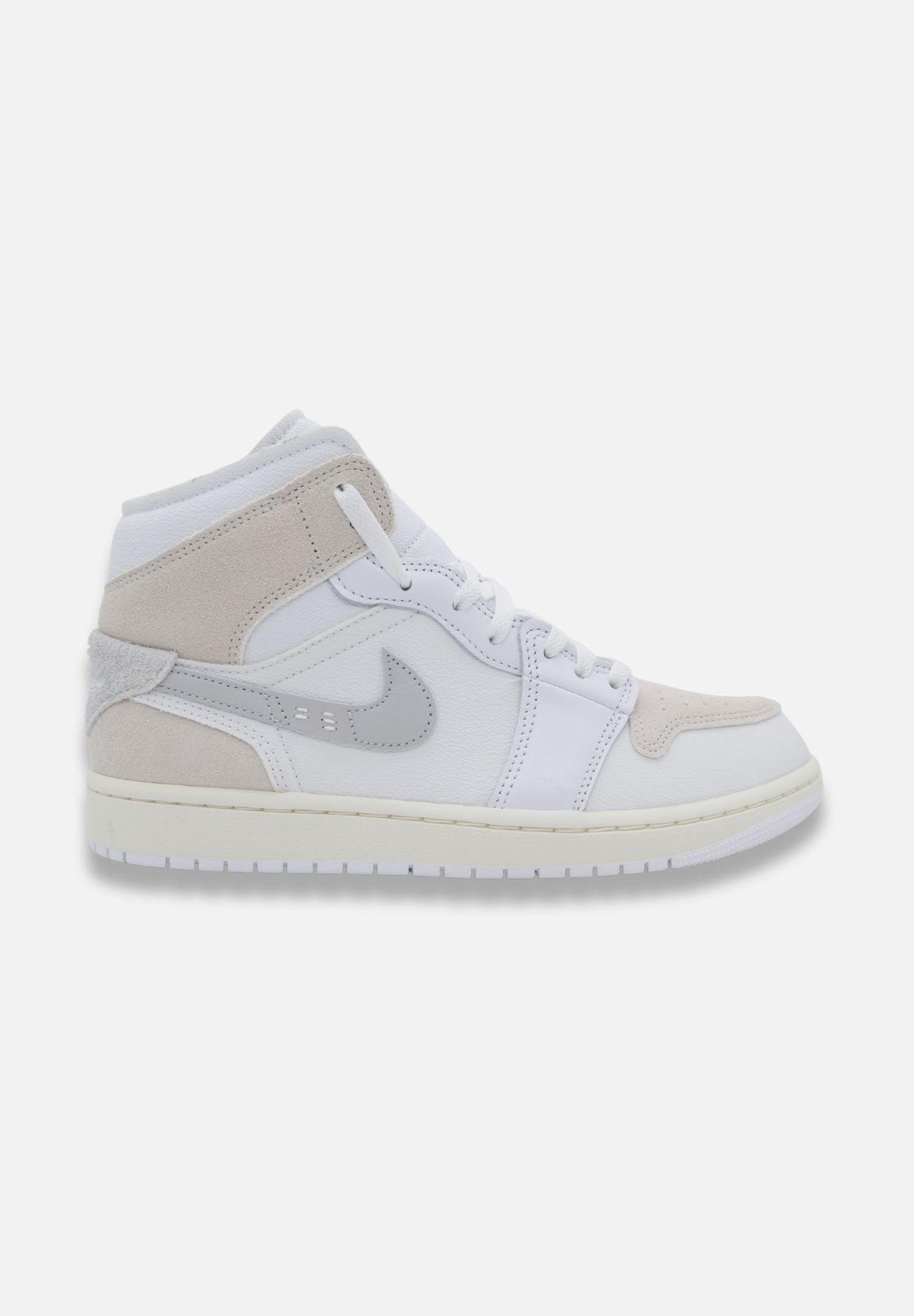 air jordan 1 mid se craft - sneaker low - weiß