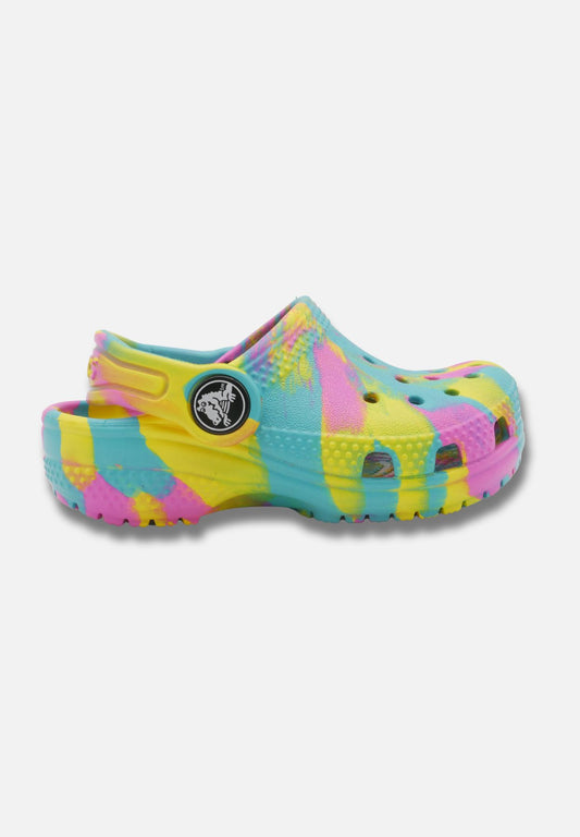 Classic Marbled Clog T - Pantolette - mehrfarbig