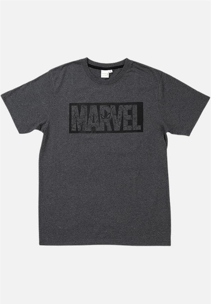 Pyjama Set Kurz - grau/schwarz