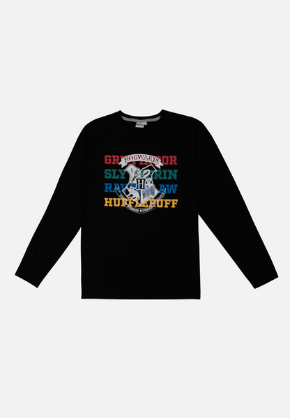 Pyjama Set Lang - grau/schwarz