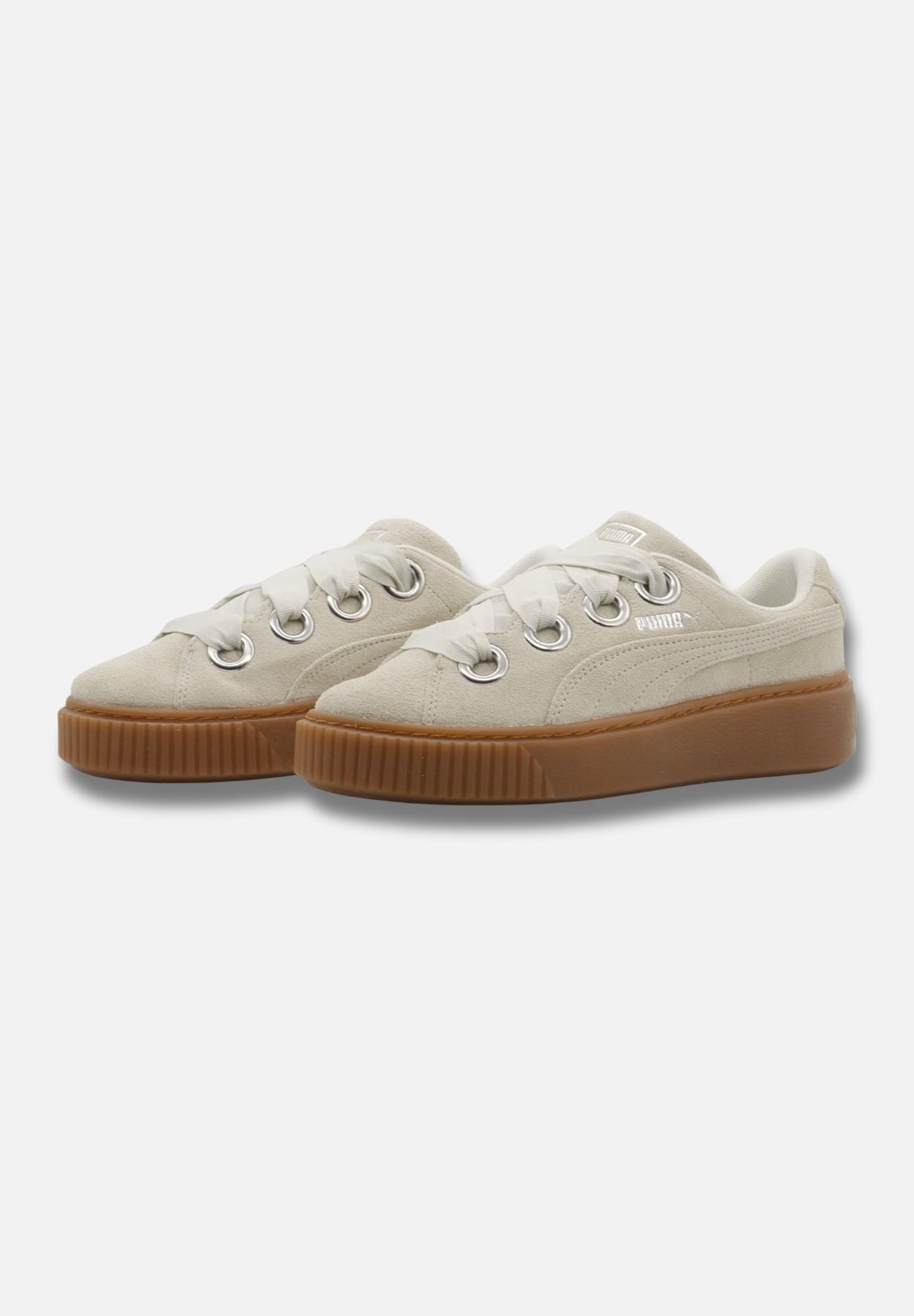 platform kiss suede wn's - sneaker low - beige