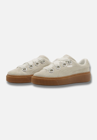 Platform Kiss Suede Wn's - Sneaker low - beige