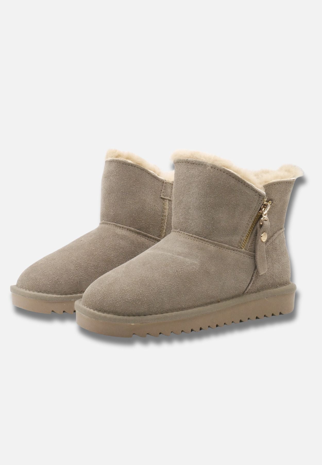 alaska - boots - taupe - braun