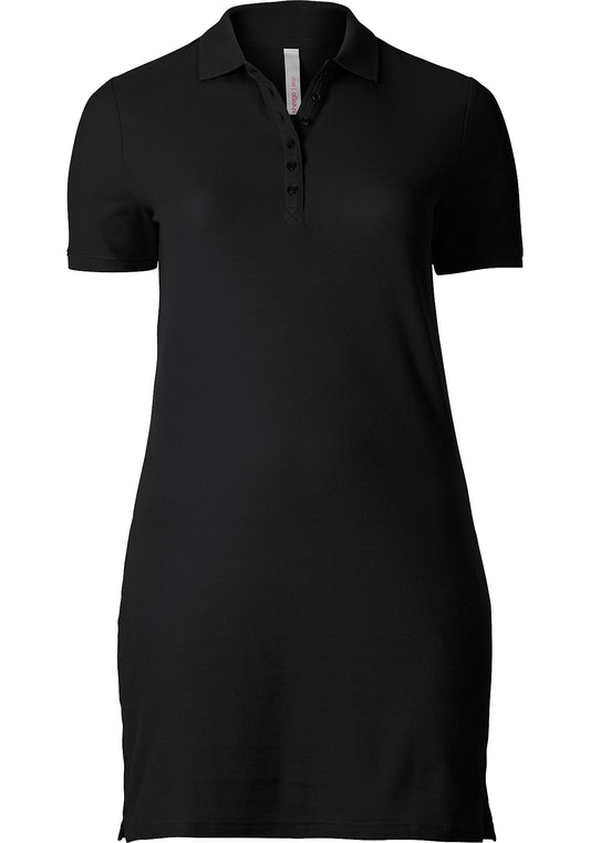 BASIC Polokleid - schwarz