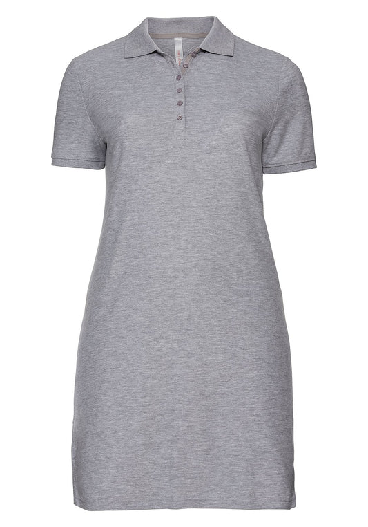 BASIC Polokleid - grau