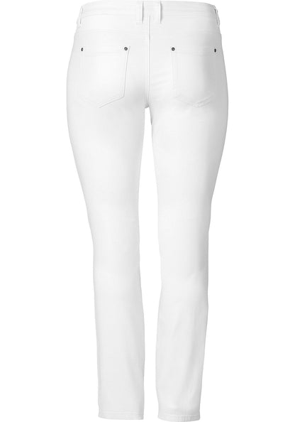 Jeans Hose Stretch - weiß