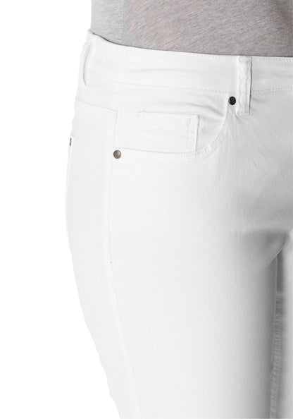 Jeans Hose Stretch - weiß