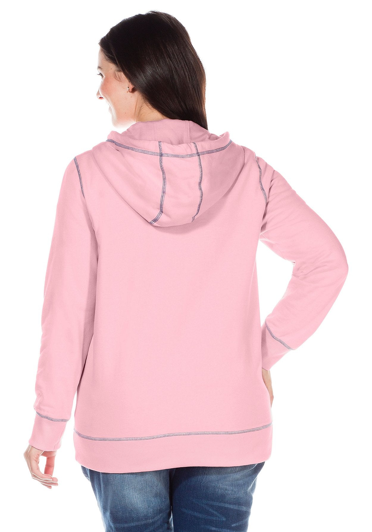 sweatjacke - rosa