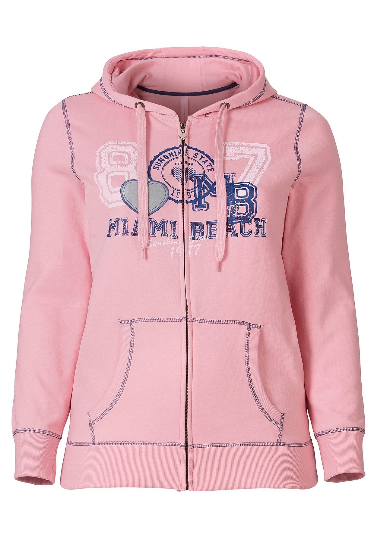 sweatjacke - rosa