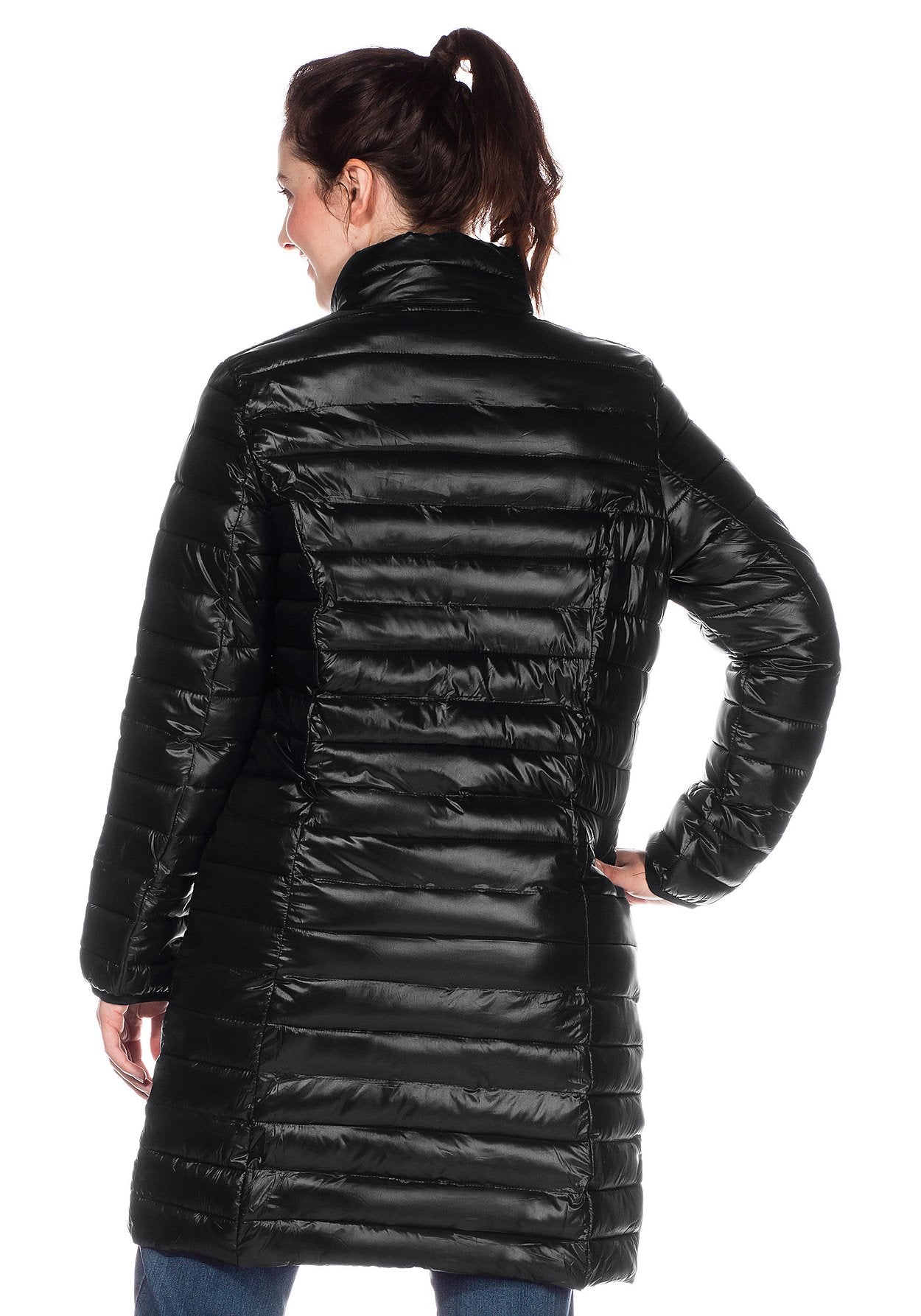 longsteppjacke - schwarz