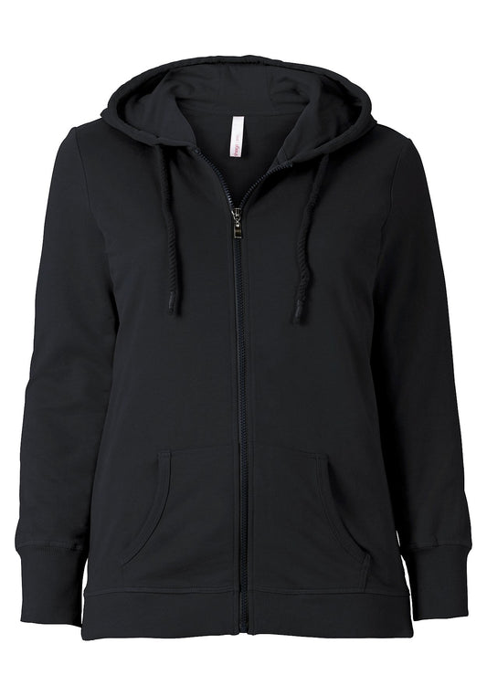 BASIC Kapuzensweatjacke - schwarz