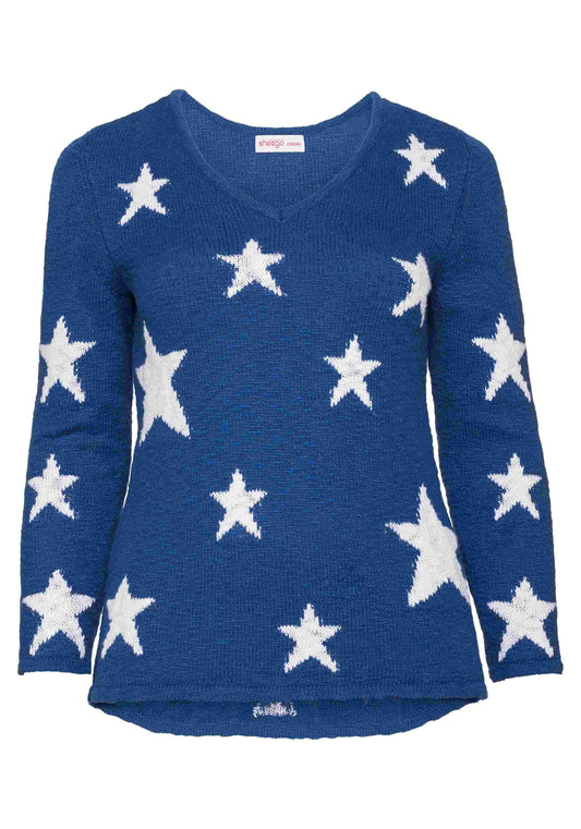 Pullover - blau