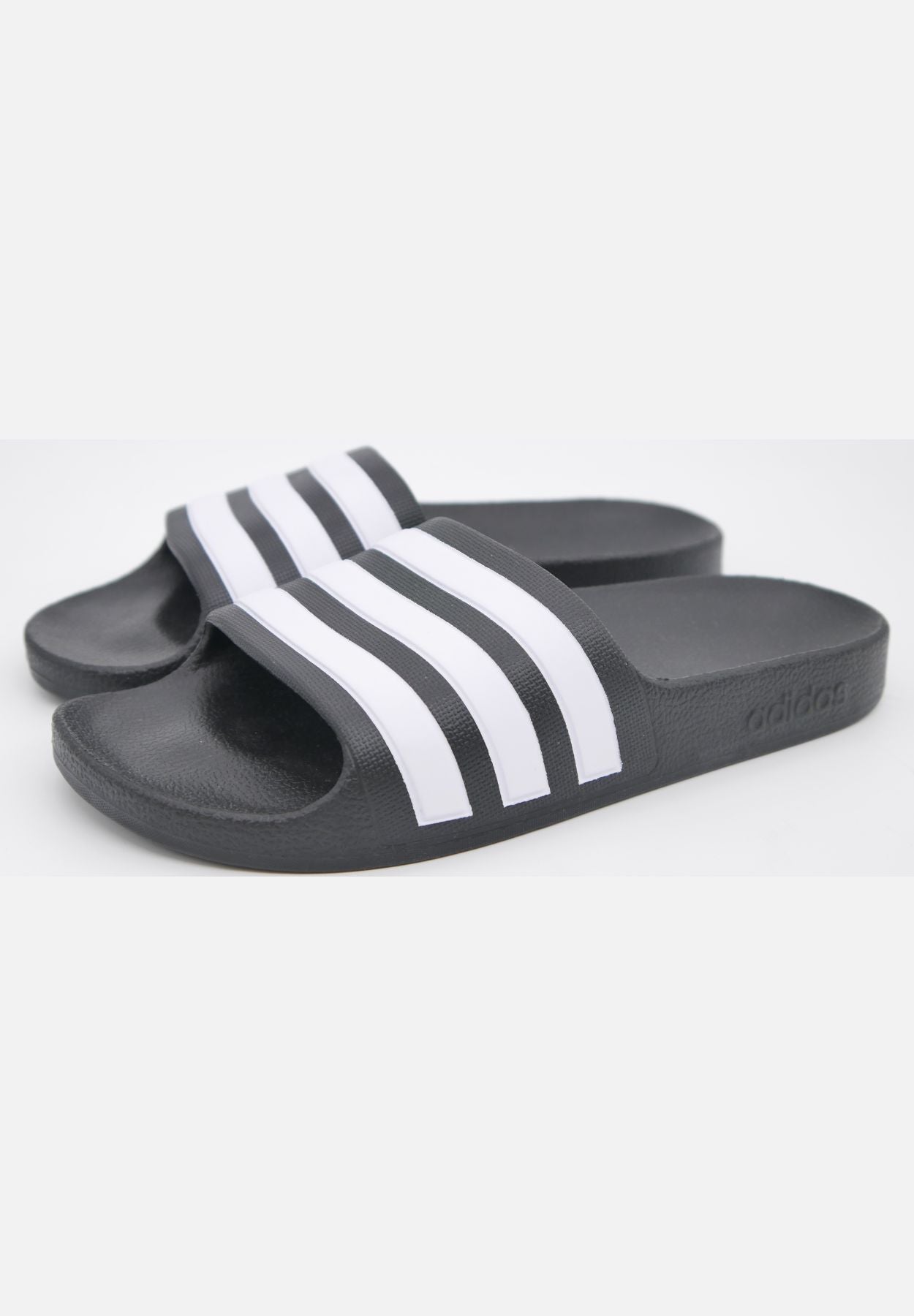 unisex-kinder adilette aqua k badeschuhe - sandalen - schwarz