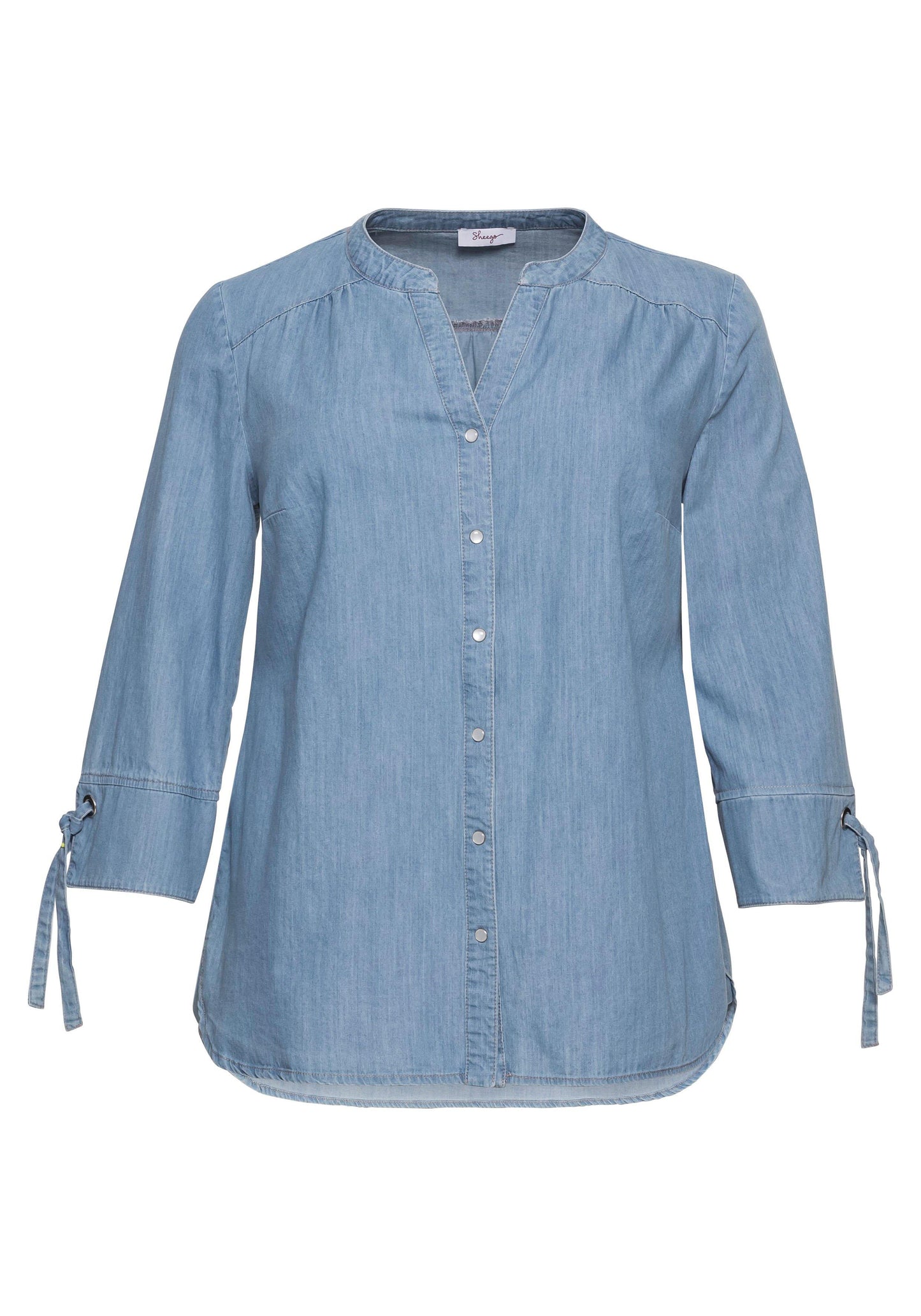 jeansbluse - blau