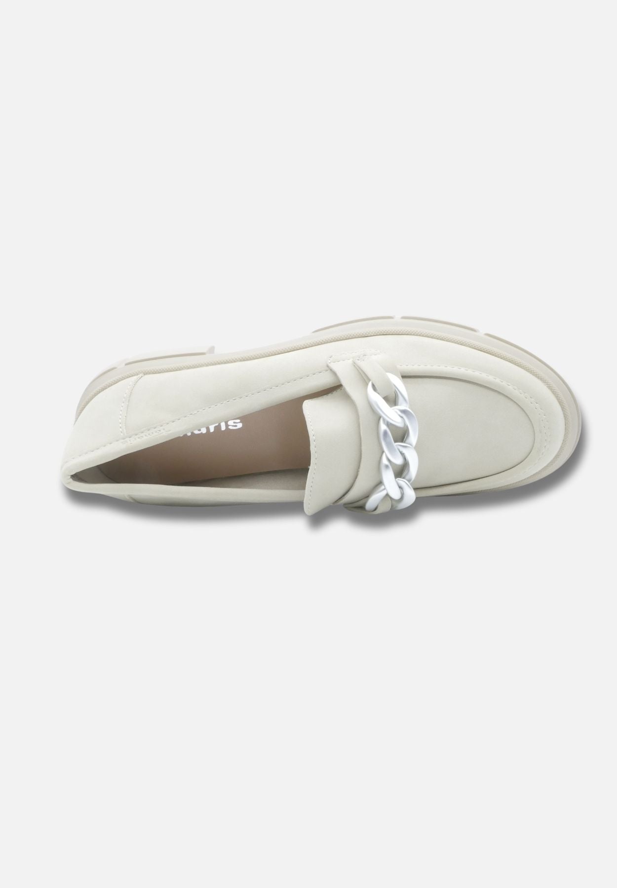 chunky loafer - slipper - beige