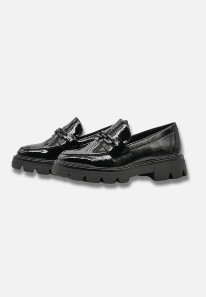 Slipper Black Patent - schwarz