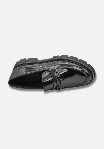 Slipper Black Patent - schwarz