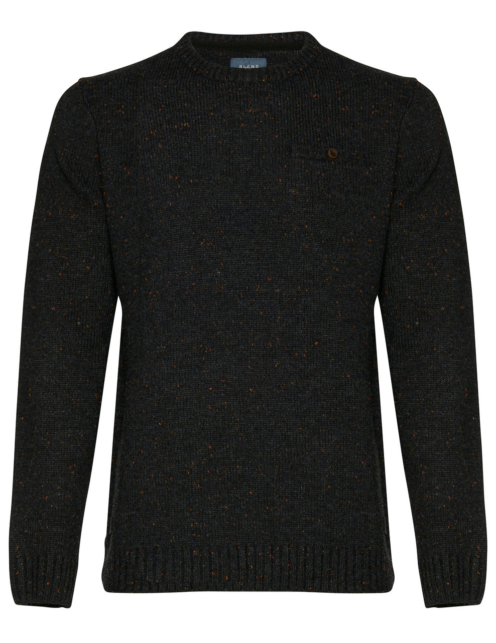 pullover - slim fit - raven - grau